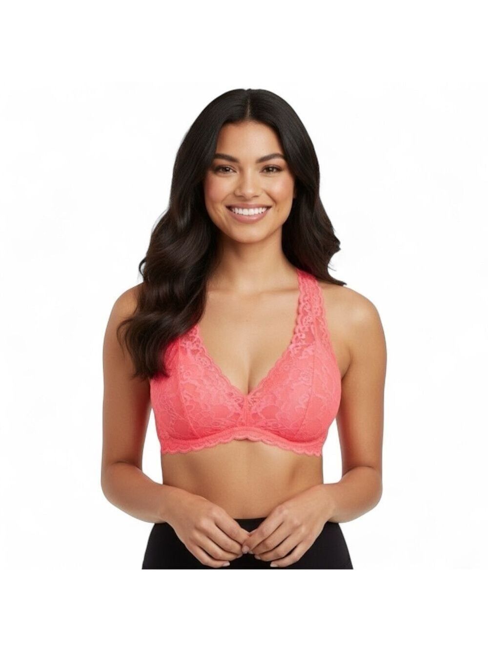 Victoria's Secret Pink Lace Bralette Small